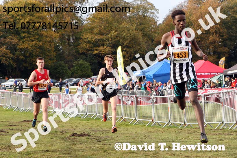 Mens junior National Cross Country Relay, Berry Hill Park, Mansfield. Photo:  David T. Hewitson/Sports for All Pics